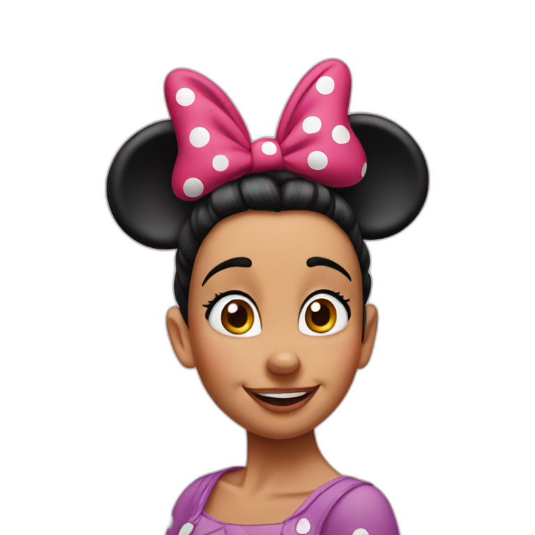 Minnie mouse emoji