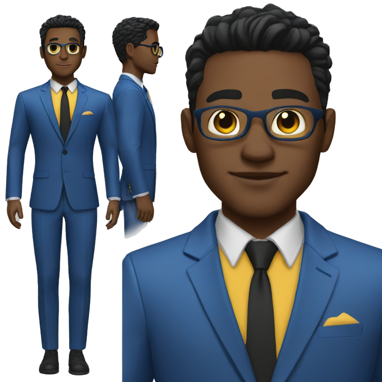 makr grayson invincible blue suit emoji