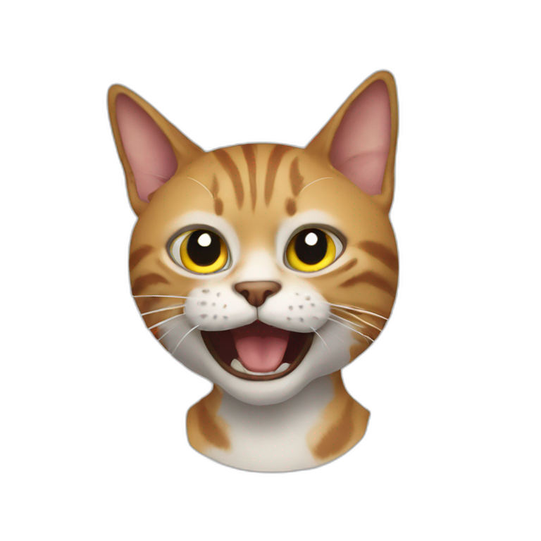 Crazy-cat emoji