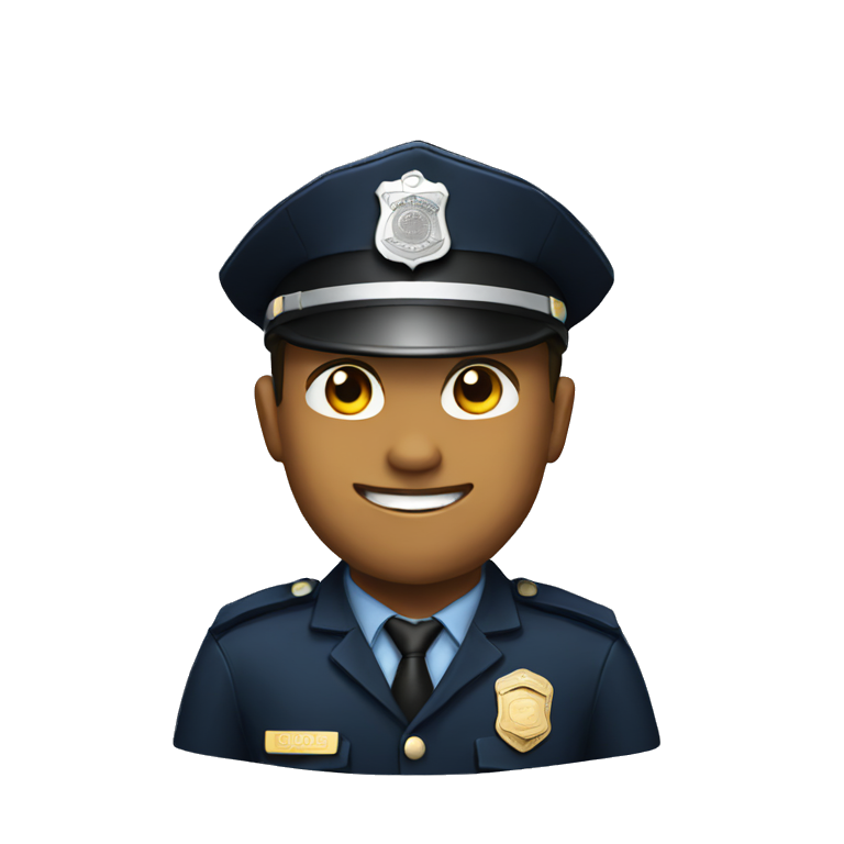 Police officer emoji