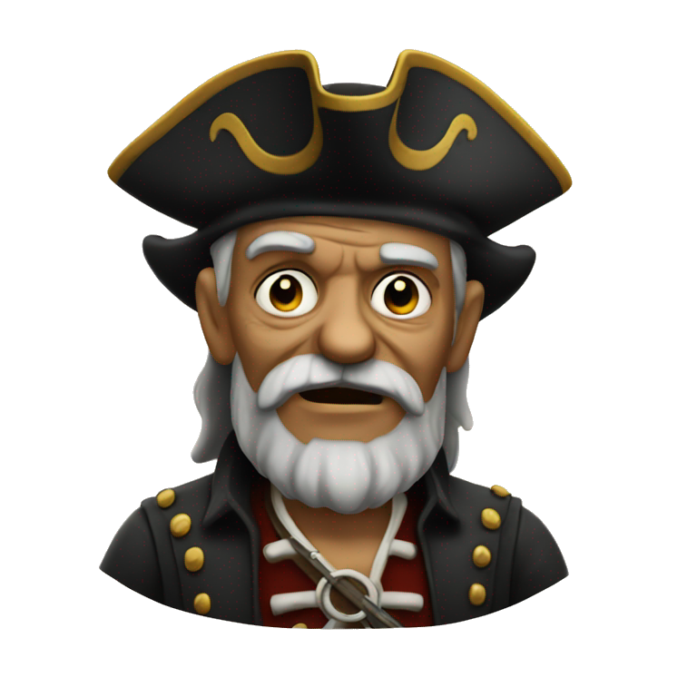 old one-eyed pirate emoji