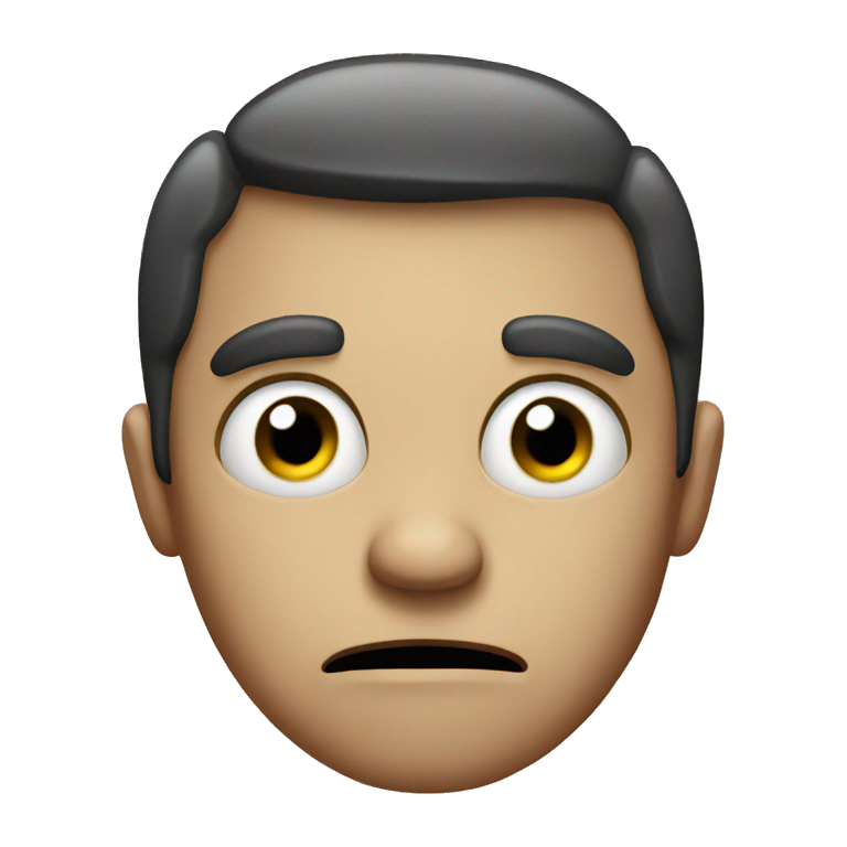 annoyed face emoji