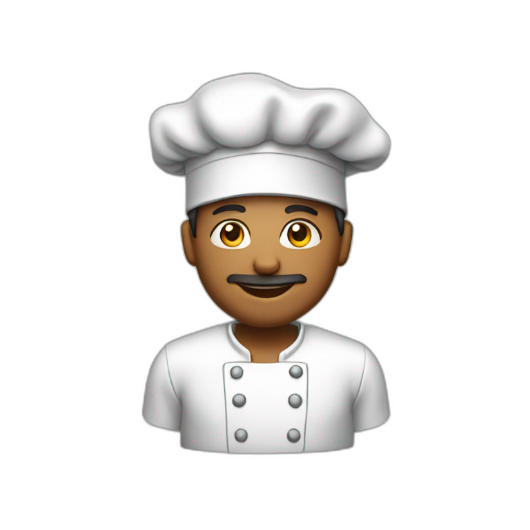 Cook-whit-red-hat emoji