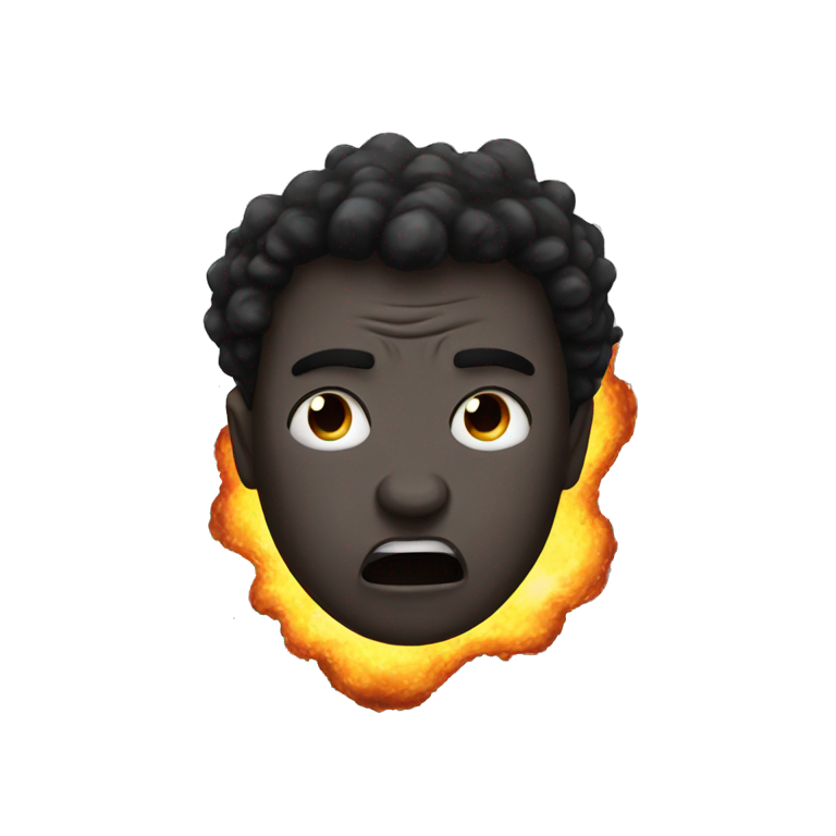 Black hole bad day angry emoji
