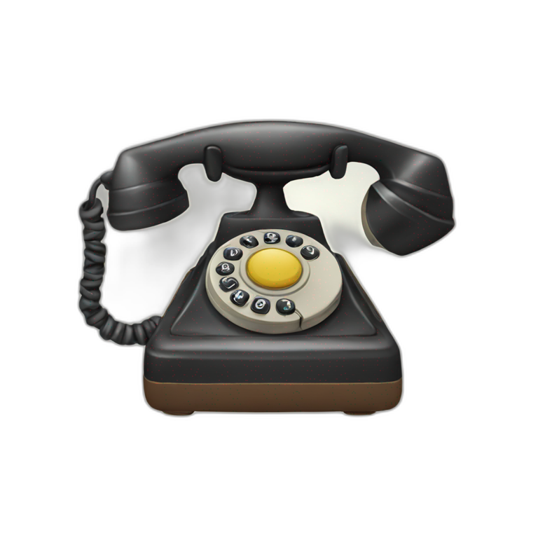 old phone emoji