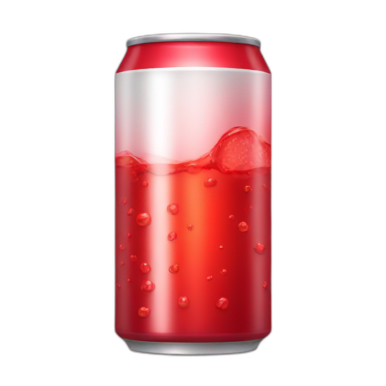 red energy drink emoji