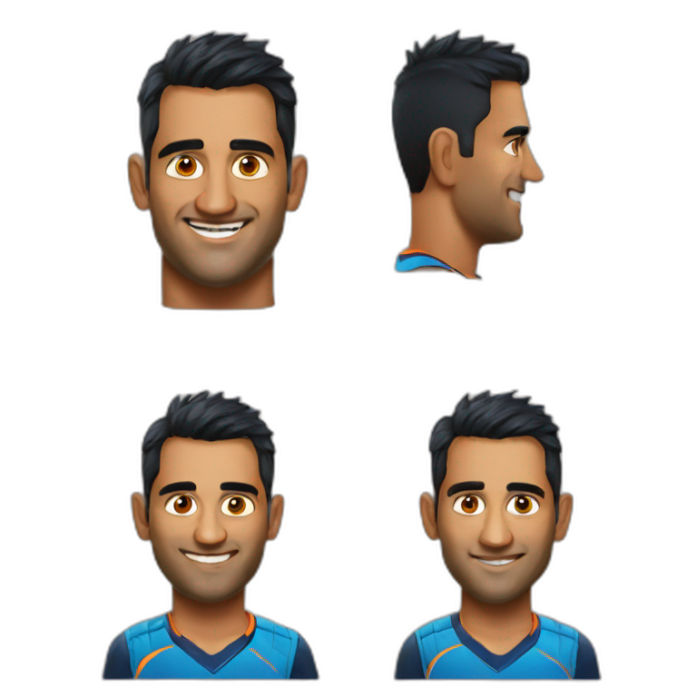 Ms Dhoni emoji