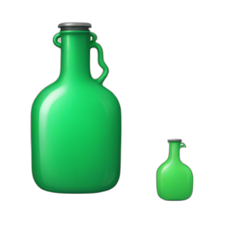 green flask emoji