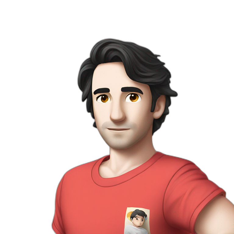 solo boy in red shirt emoji