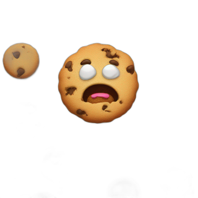 A wounded cookie emoji