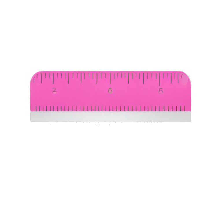 pink ruler emoji