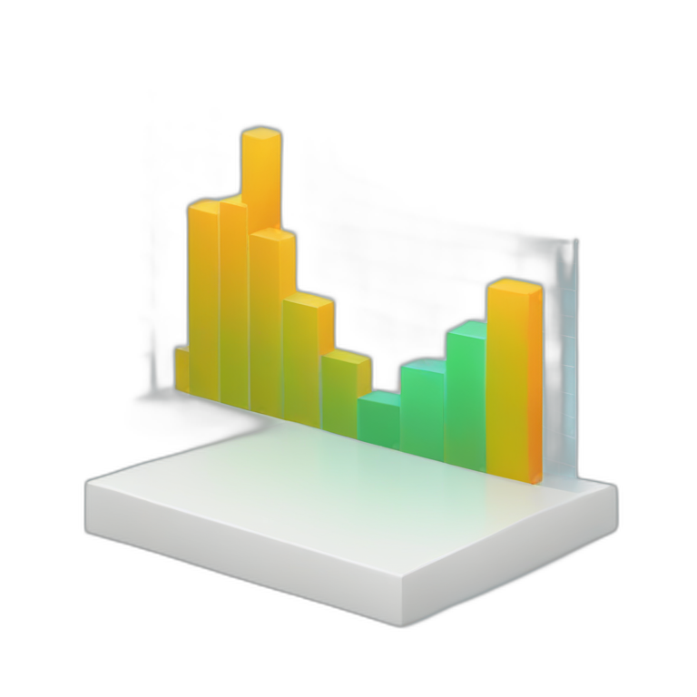 a graph of growing demand in business digitalization emoji