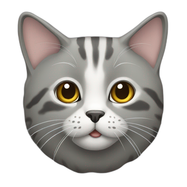 Cat-grey-annoid-loaf emoji