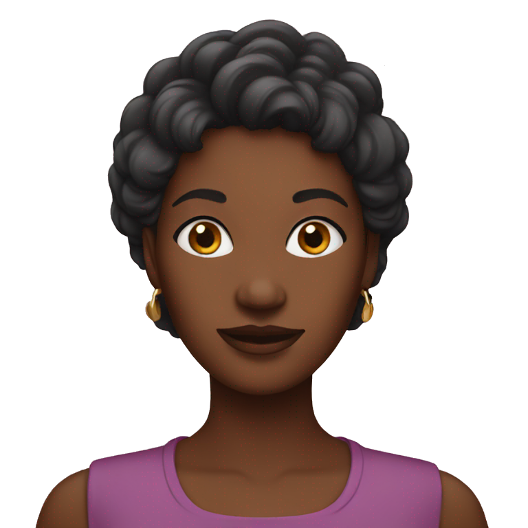 black lady  emoji