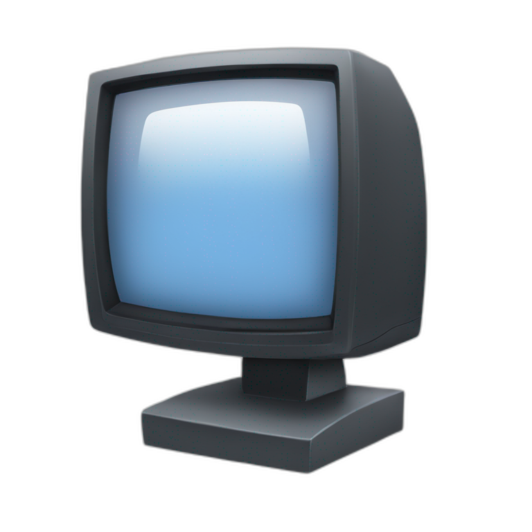Modern computer screen emoji