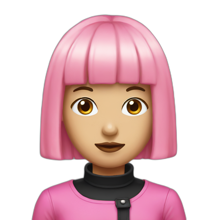black pink lisa emoji