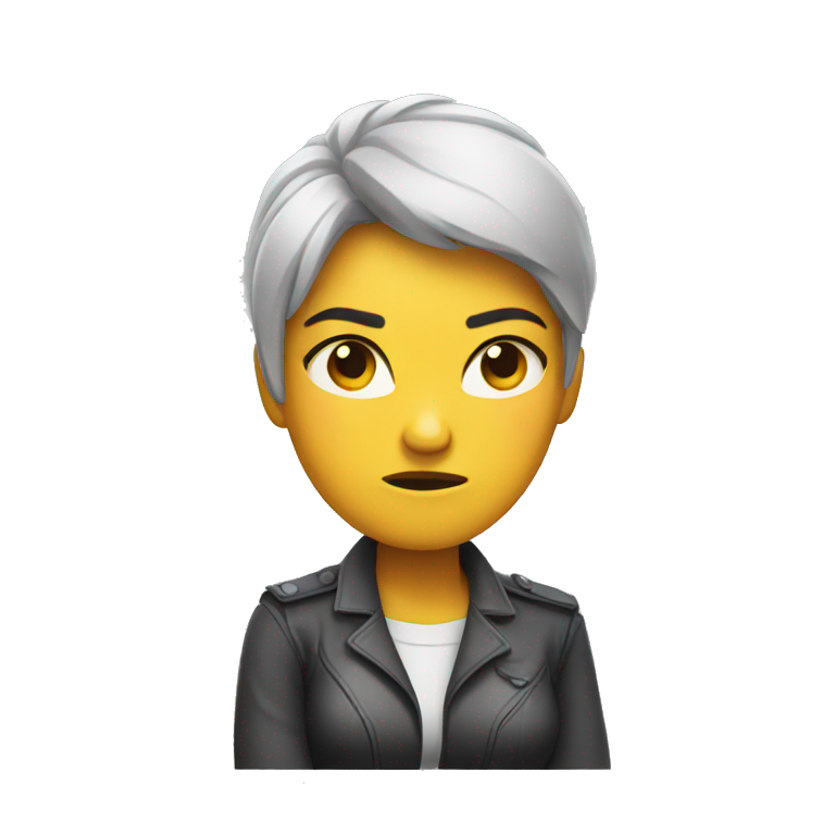 Angry woman with arms crossed emoji