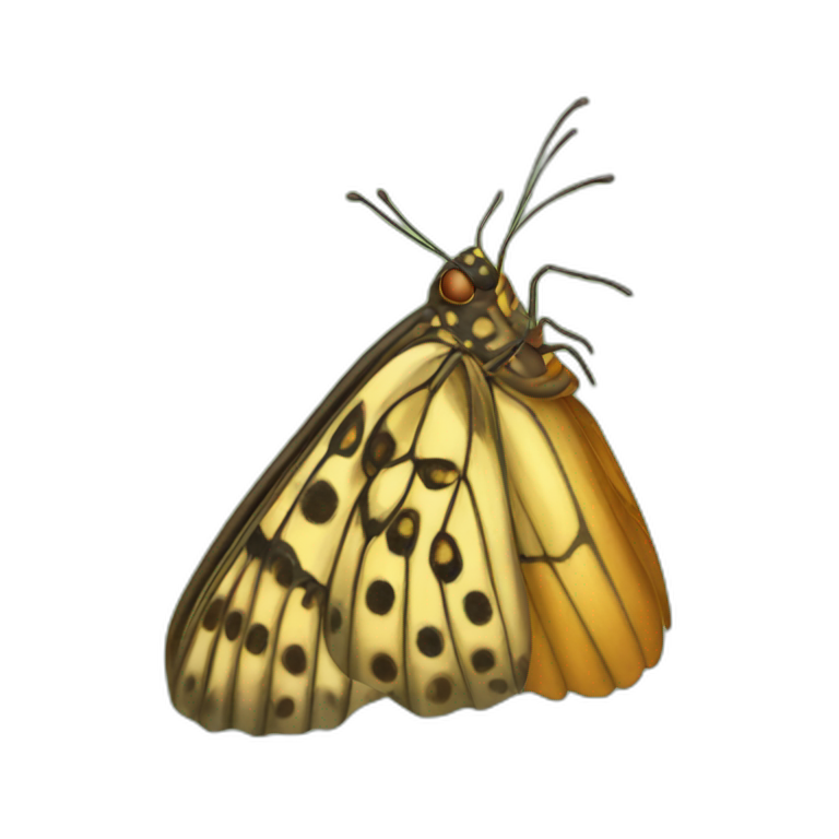butterfly pupa emoji