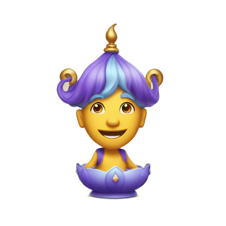 wishing genie emoji