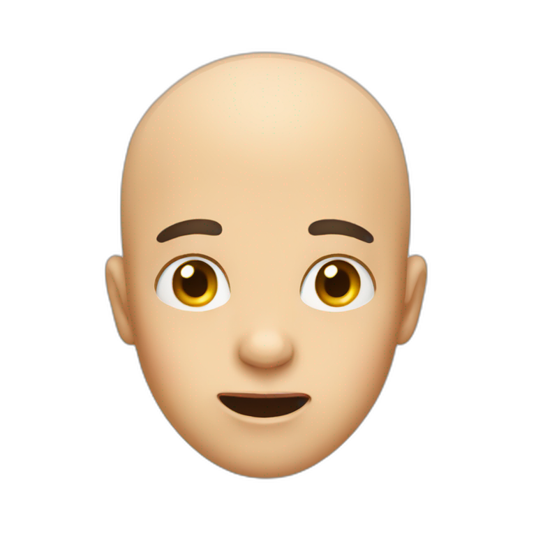bald boy shocked emoji