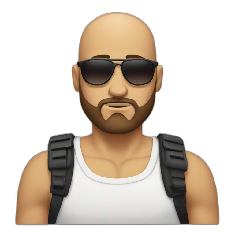 bald-guy-sunglasses-beard-serious emoji