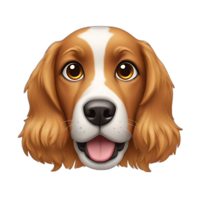 Mobile app dog emoji