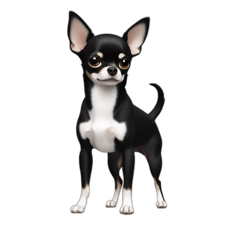 All Black Chihuahua black blackall black emoji