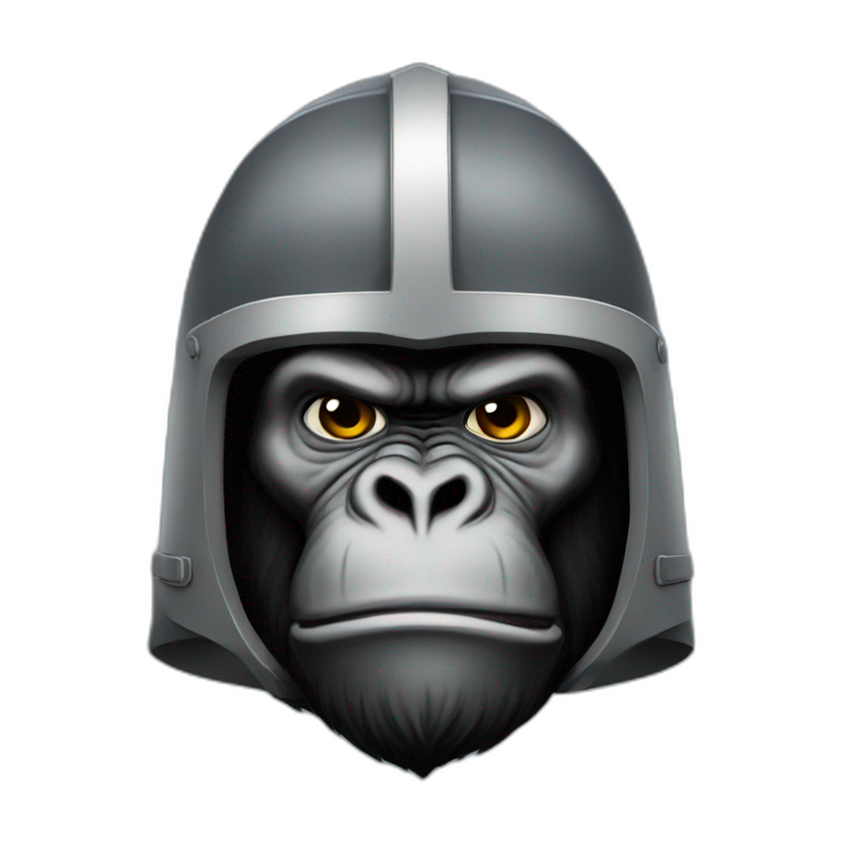 Crusader Christian Gorilla emoji