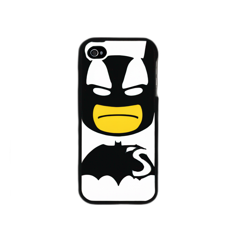 Iphone 4s Batman Cell Phone Case Rubber emoji