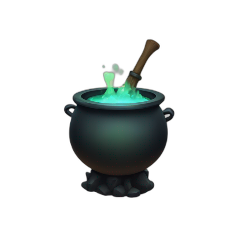 witch's cauldron emoji