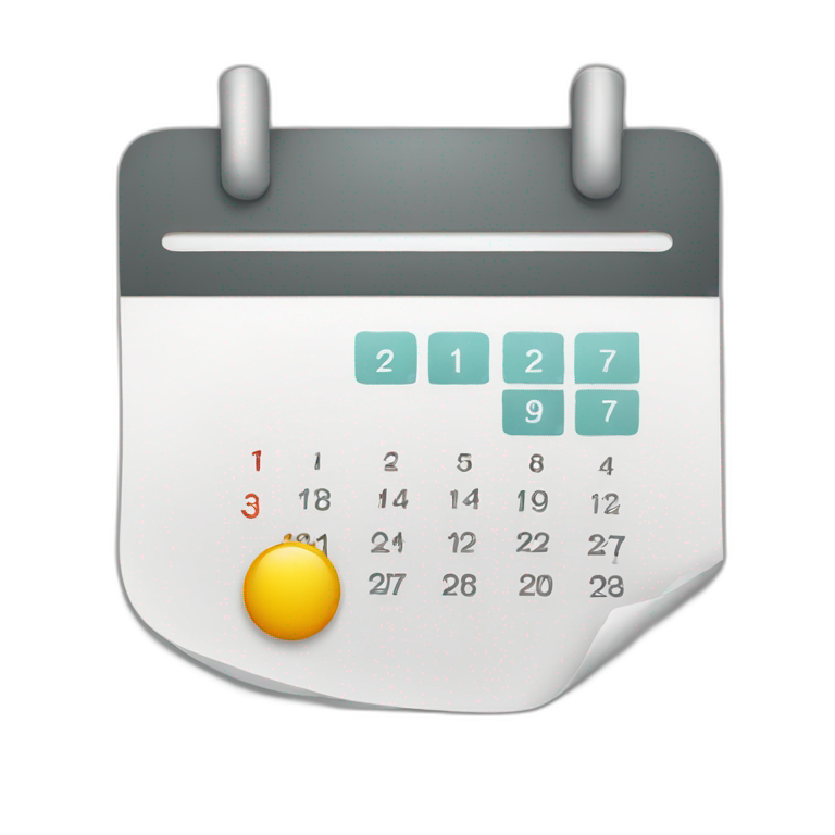 calendar icon emoji