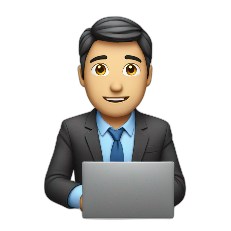 programme guy with laptop emoji
