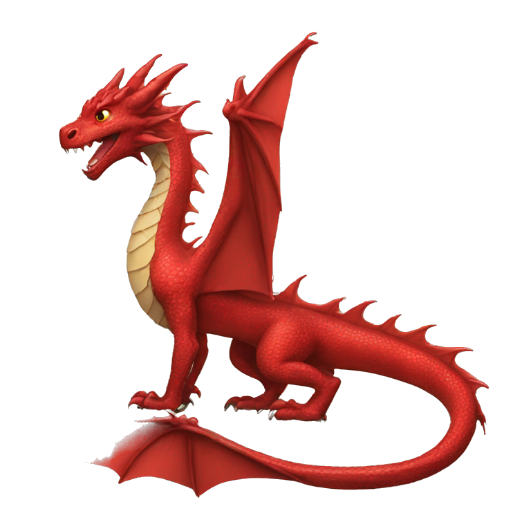 dragon red emoji