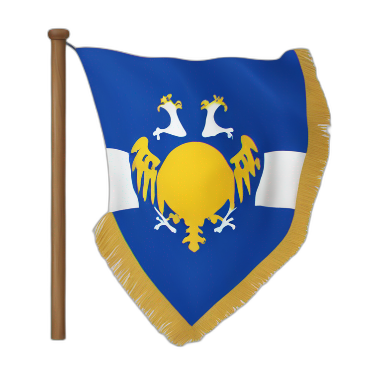 Bosnian old flag emoji