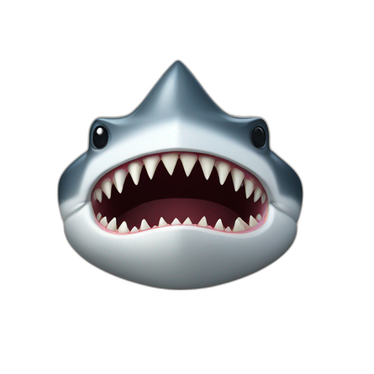 sharp shark teeth emoji