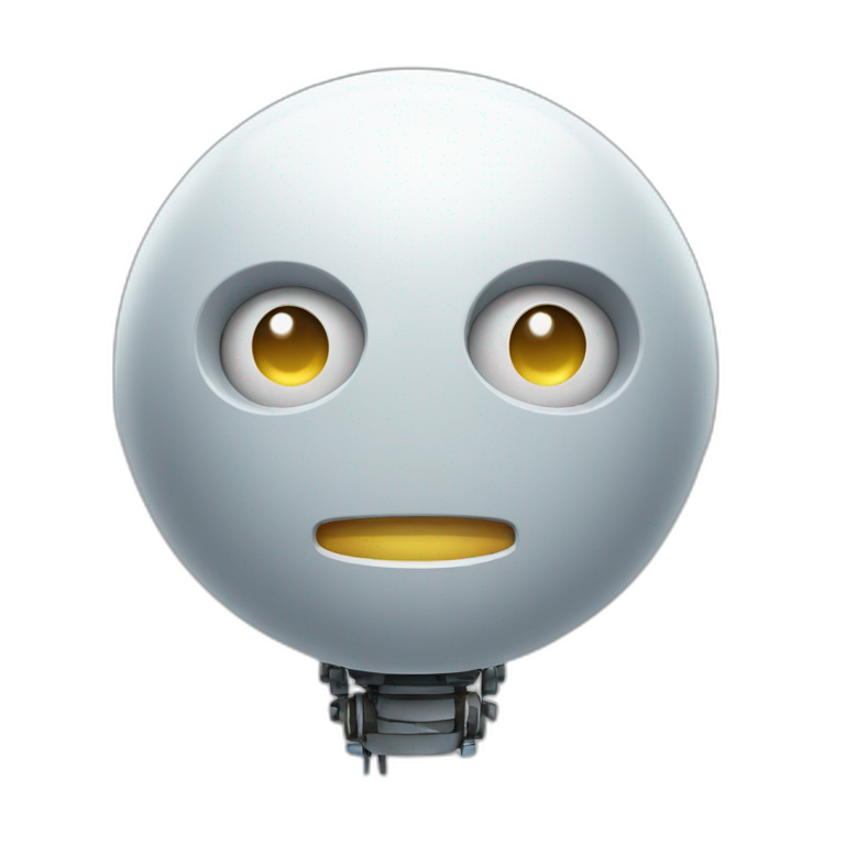 robot speech bubble emoji