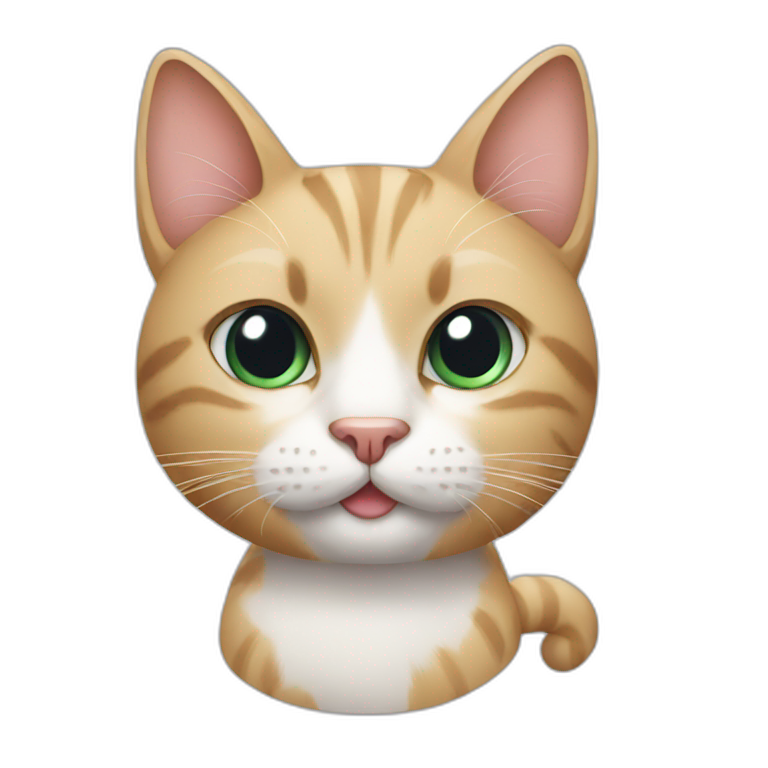 Cat with iPhone  emoji