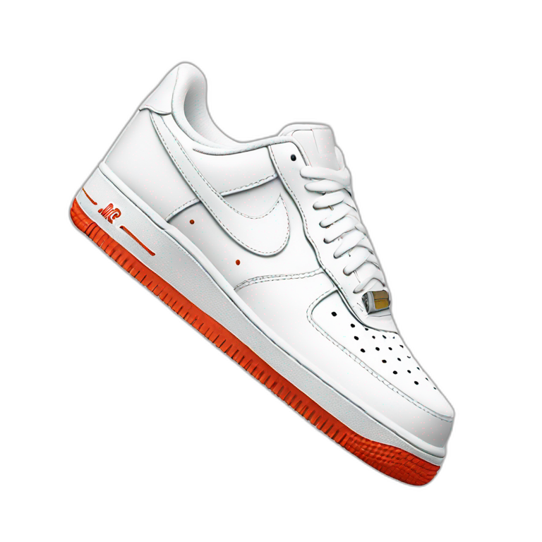 Nike Air force 1 White emoji