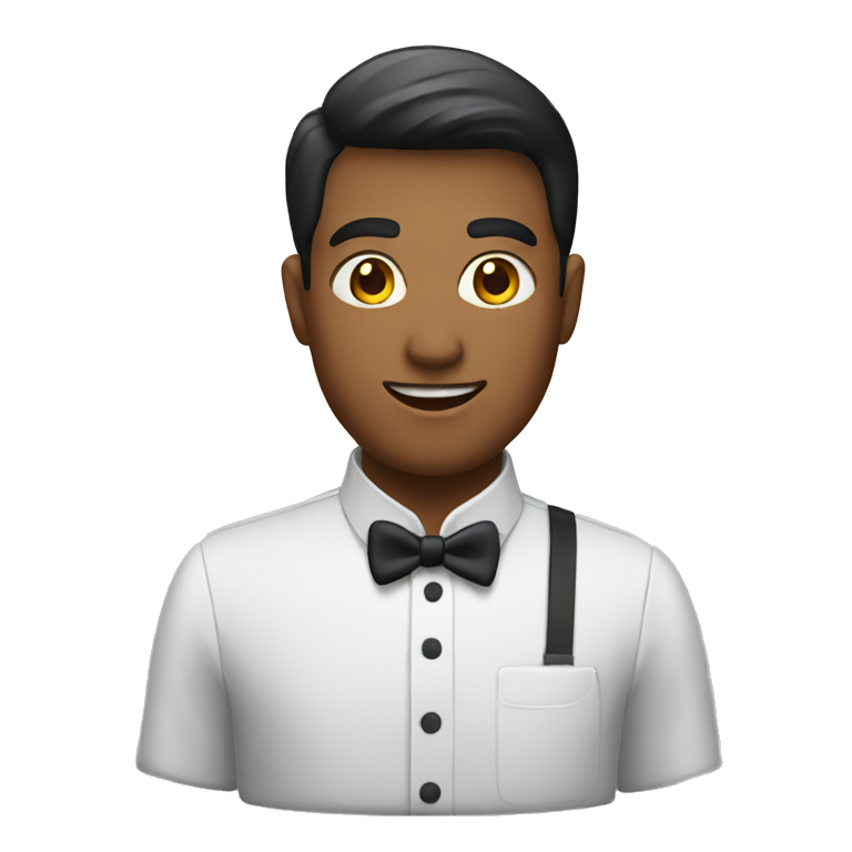 waiter emoji