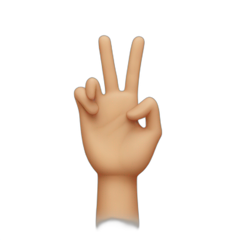 fingers forming a heart emoji