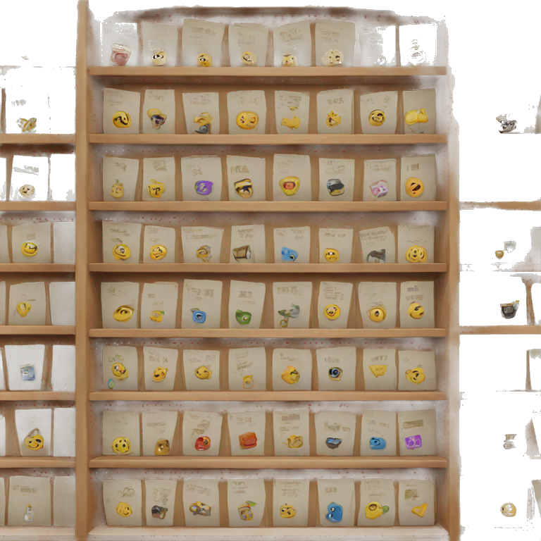 record display shelf emoji