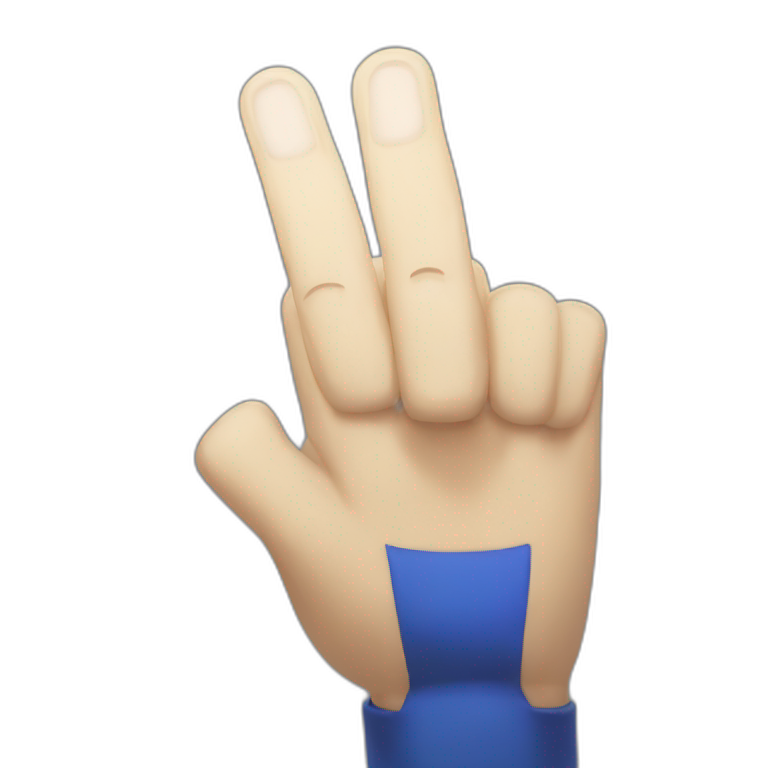 Vegeta middle finger emoji