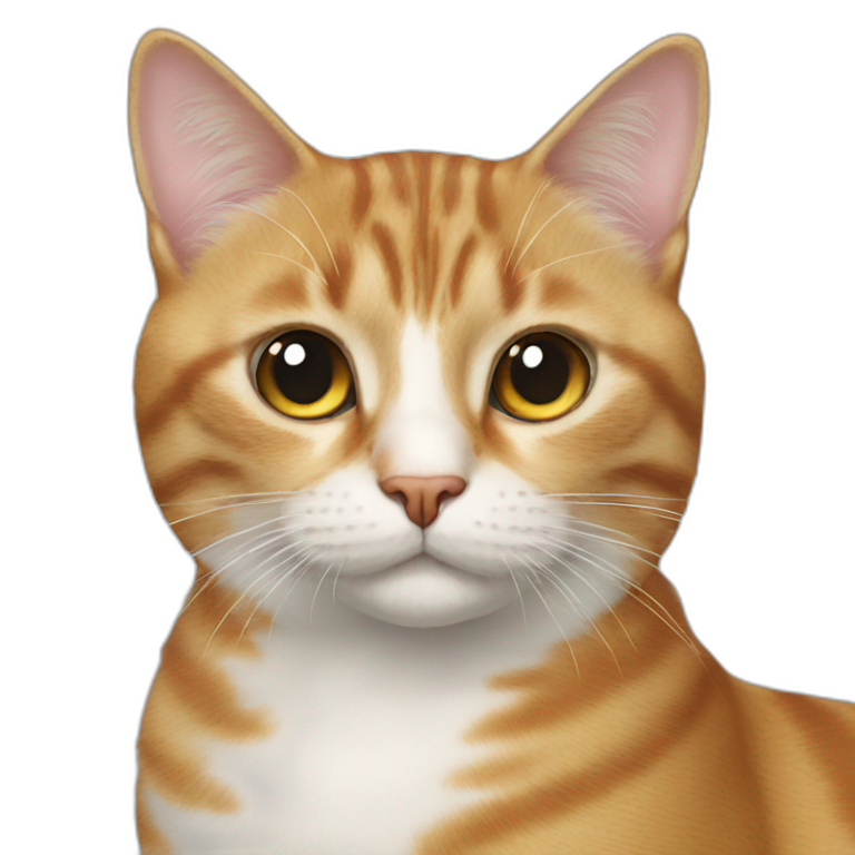 Cat with spot on the nose emoji
