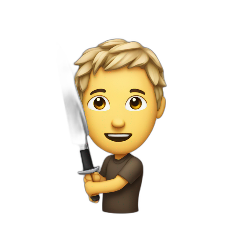 holding two knives emoji