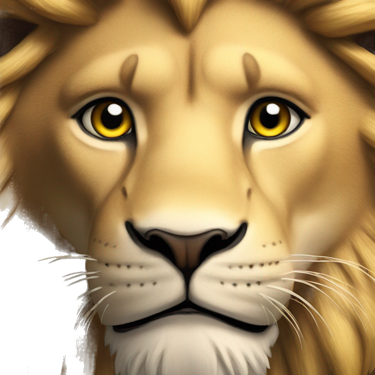 Lion with ak emoji
