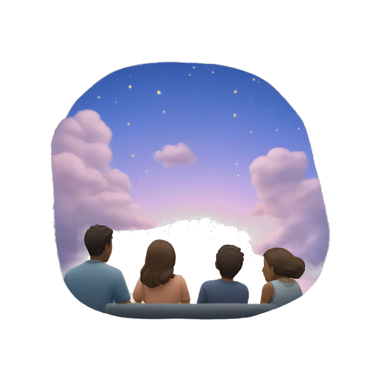 people looking at the sky emoji