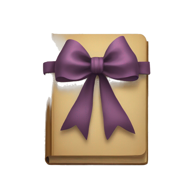 Bows on a book emoji