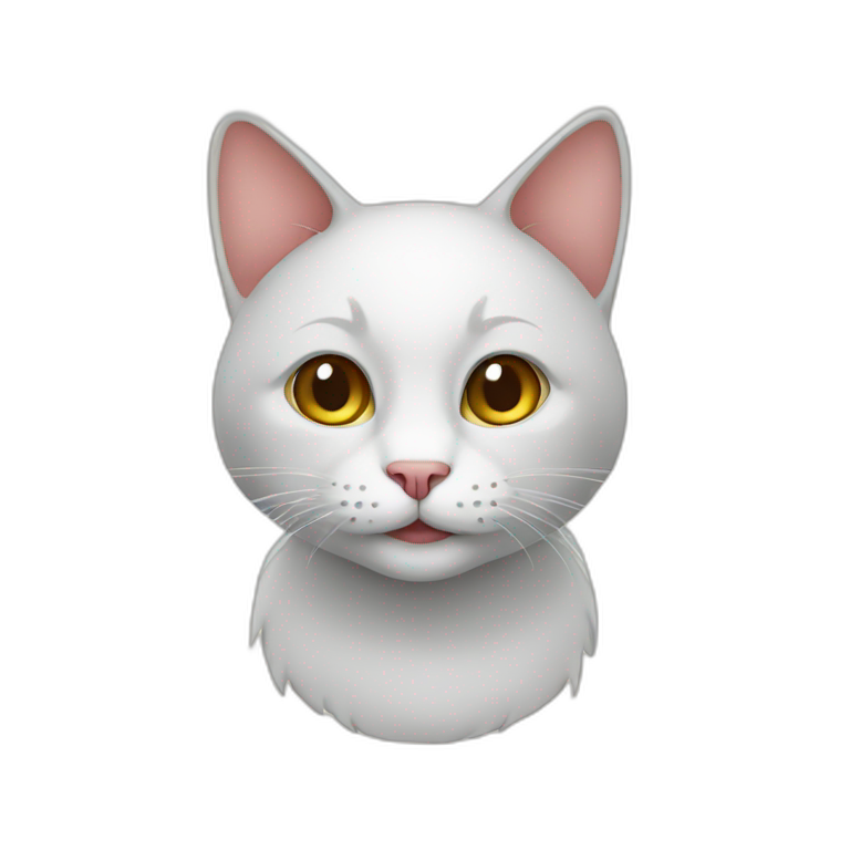 Sweet cat emoji