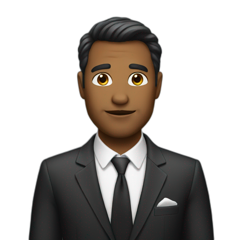 man in a suit emoji