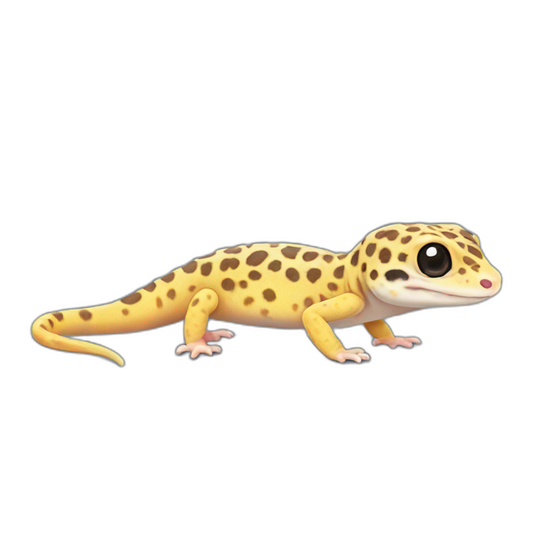 Leopard Gecko Full Body emoji